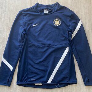 Nike Dri-FIT Trinity College Navy Pullover Men’s Medium Size Athletic Sweatshirt